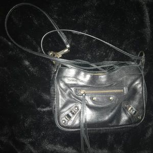 BALENCIAGA Classic Hip Crossbody Bag Black
